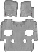 Коврики Weathertech Grey для Ford Expedition (mkIII); Lincoln Navigator (mkIII) 2011-2017 (2 ряд - 2 места)(1-2-3 ряд) - Фото 1