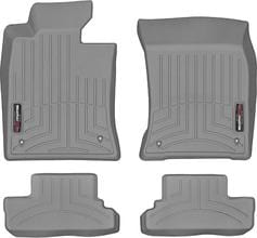 Коврики WeatherTech Grey для Mini Cooper (mkII)(R57) 2009-2015 (кабрио)(с местом для отдыха ног пассажира)