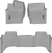 Коврики Weathertech Grey для Land Rover Range Rover (mkIV)(L405) 2018-2021 (не PHEV)(без консоли на 2 ряду)