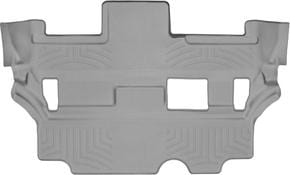 Коврики Weathertech Grey для Cadillac Escalade (mkIV); Chevrolet Tahoe (mkIV); GMC Yukon (mkIV) 2014-2019 (2 ряд - 3 места)(3 ряд) - Фото 1