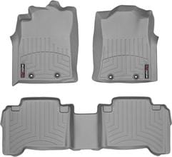 Коврики Weathertech Grey для Toyota Tacoma (mkII) 2012-2015 (double cab)