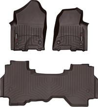 Коврики Weathertech Choco для Dodge Ram (mkV) 2019→ (Quad Cab)(1 ряд - 3 места) - Фото 1