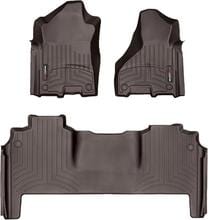 Килимки Weathertech Choco для Dodge Ram 2500HD (mkV) 2019→ (Mega Cab)(1 ряд - 2 місця) - Фото 1