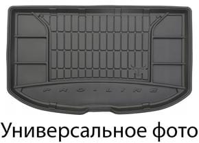 Гумовий килимок у багажник Frogum Pro-Line для Tesla Model X (mkI) 2016(Жов)-2020 (6/7 місць)(складений 3 ряд)(багажник)