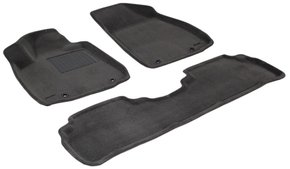 Тришарові килимки Sotra 3D Premium 12mm Grey для Lexus RX (mkIII) 2009-2015