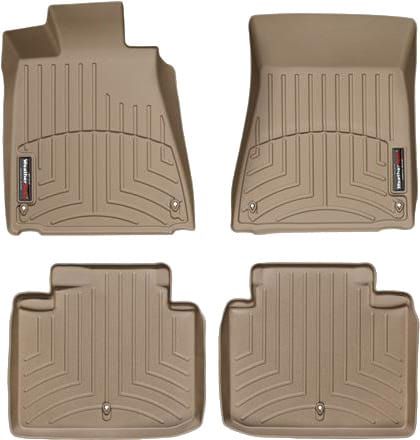 Коврики Weathertech Beige для Lexus GS (mkIII) 2005-2011 (задний привод)