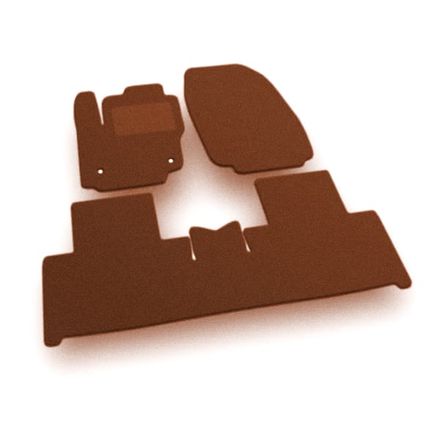 Двухслойные коврики Sotra Premium Terracot для Ford Galaxy (mkII) 2010-2015