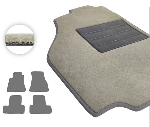 Текстильные коврики Pro-Eco Beige для Ford Mustang (mkV) 2005-2014