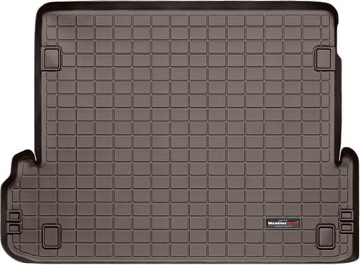 Коврик Weathertech Choco для Toyota Land Cruiser Prado (J150) 2009-2023; Lexus GX (mkII) 2009-2023 (5-дв.)(3-х зонный климат)(багажник за 2 рядом) - Фото 1