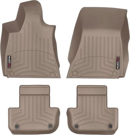 Коврики Weathertech Beige для Maserati Ghibli (M157) 2013-2024 (задний привод)