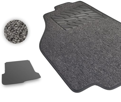 Текстильные коврики Pro-Eco Graphite для Peugeot 405 (mkI)(седан)(багажник) 1987-1995 - Фото 1
