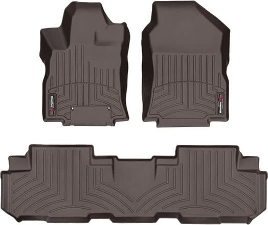 Коврики Weathertech Choco для Subaru Ascent (mkI) 2018→ (2 ряд - 3 места)(1-2 ряд)