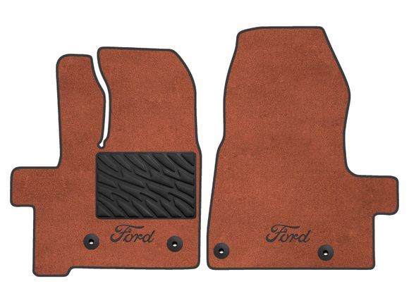 Двухслойные коврики Sotra Premium Terracot для Ford Tourneo Custom (mkI)(пассажир)(1 ряд) 2018-2023 АКПП