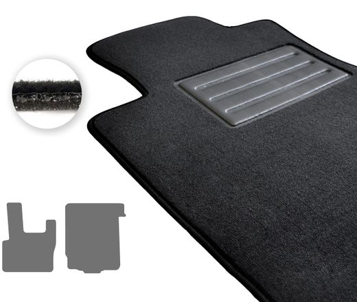 Текстильные коврики Pro-Eco Dark Grey для DAF XF95 (mkI) 1997-2002 / XF105 (mkII) 2002-2006