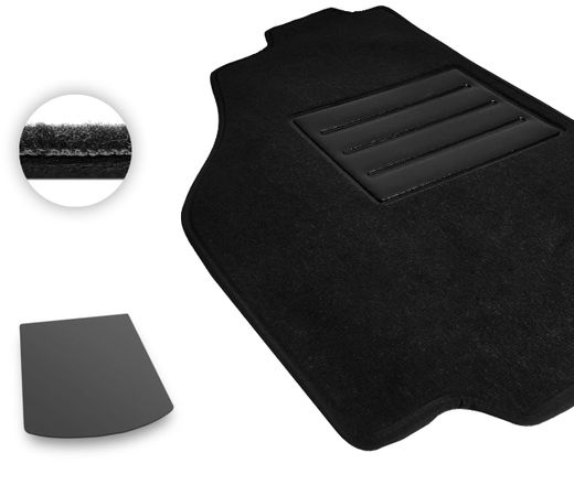 Текстильные коврики Pro-Eco Black для Audi A5/S5/RS5 (mkII)(купе/лифтбек)(багажник) 2016-2024