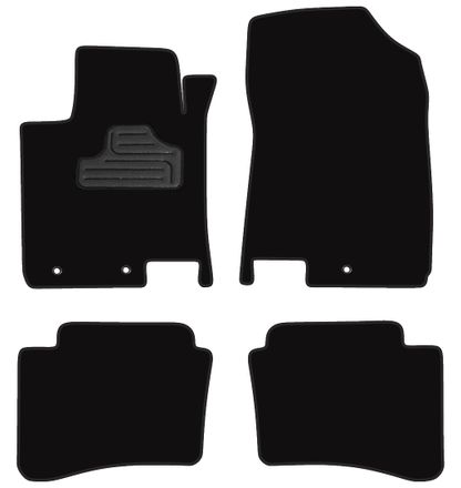 Текстильные коврики Pro-Eco X для Hyundai i20 (mkII) 2014-2020