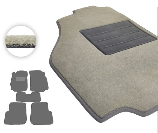 Текстильные коврики Pro-Eco Beige для Peugeot 406 (mkI) 1995-2004