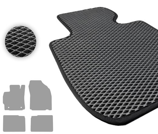 Eva коврики Pro-Eco Black для Scion tC (mkII) 2014-2016