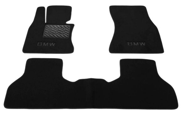 Двухслойные коврики Sotra Premium Black для BMW X5 (F15; F85) / X6 (F16; F86) 2014-2019