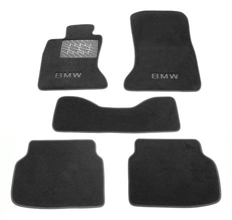 Двухслойные коврики Sotra Premium Grey для BMW 7-series (F01) 2008-2015