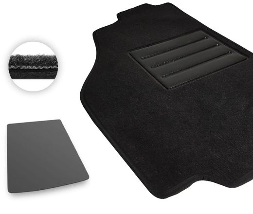 Текстильные коврики Pro-Eco Black для Mercedes-Benz GL-Class (X164)(сложенный 3 ряд)(багажник) 2006-2012