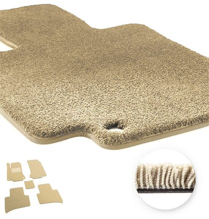 Двухслойные коврики Sotra Magnum Beige для Mercedes-Benz B-Class (W246)(электро) 2014-2018