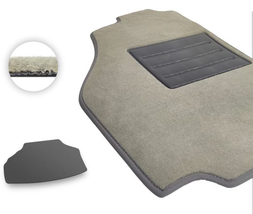 Текстильные коврики Pro-Eco Beige для Lexus LS (mkIV)(гибрид)(багажник) 2006-2017