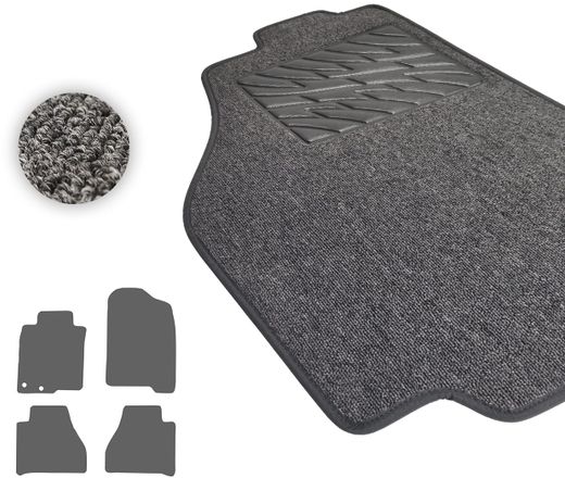 Текстильные коврики Pro-Eco Graphite для Nissan Navara (mkIII)(D23) 2014→