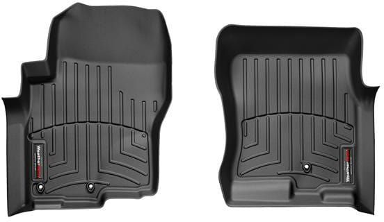 Коврики Weathertech Black для Nissan Navara (D40) 2008-2015; Suzuki Equator (mkI) 2008-2012 (all cabs)(3 крепления)(1 ряд)