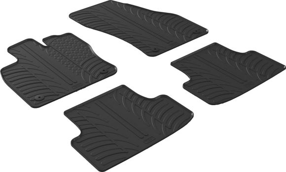 Резиновые коврики Gledring для Seat Ateca (mkI) 2016→