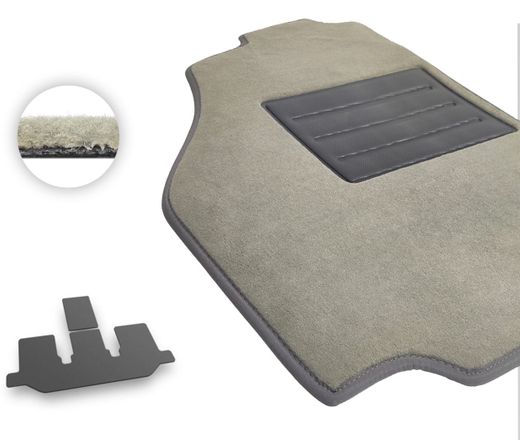 Текстильные коврики Pro-Eco Beige для Subaru Ascent (mkI)(1-2 ряд) 2018→