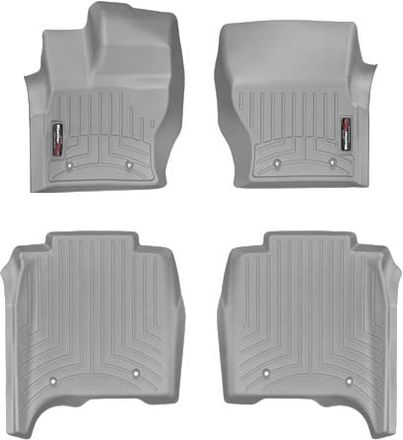 Коврики Weathertech Grey для Land Rover Range Rover (mkIV)(L405)(long) 2014-2017 (с консолью на 2 ряду)
