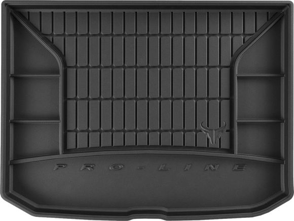 Резиновый коврик в багажник Frogum Pro-Line для Audi A3/S3/RS3 (mkIII) 2012-2020 (sportback)(с запаской)(багажник)