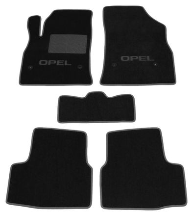 Двухслойные коврики Sotra Classic Black для Opel Astra (mkV)(K) 2015-2021