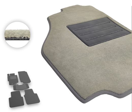 Текстильные коврики Pro-Eco Beige для Acura TL (mkIII) 2003-2008