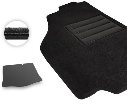 Текстильные коврики Pro-Eco Black для Alfa Romeo Giulietta (mkI)(багажник) 2014-2020