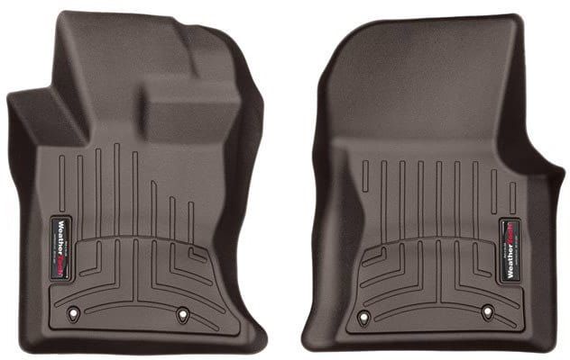 Килимки Weathertech Choco для Jaguar F-Pace (mkI) 2016-2020; Land Rover Range Rover Velar (mkI) 2017-2020 (1 ряд) - Фото 1
