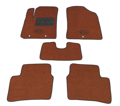 Двухслойные коврики Sotra Premium Terracot для Kia Picanto (mkII) 2011-2017