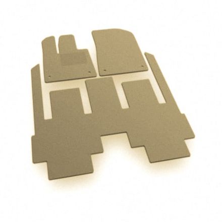 Двухслойные коврики Sotra Premium Beige для Voyah Dreamer (mkI)(7 мест)(1-2 ряд) 2021→