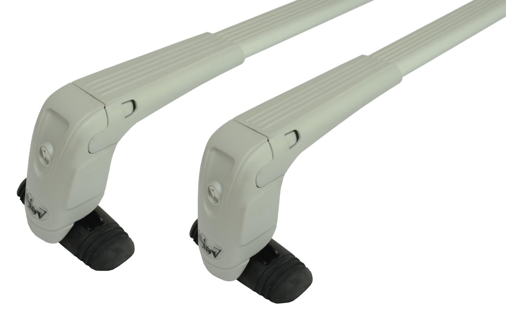 Багажник в штатные места GeV Discovery Silver для Mercedes-Benz A/B/CLA-Class (W176; W177; W246; W247; X117) 2011→; Infiniti Q30 (mkI) 2016-2019 - Фото 1