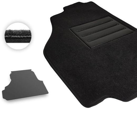 Текстильные коврики Pro-Eco Black для Mercedes-Benz CLK-Class (C208)(багажник) 1997-2003