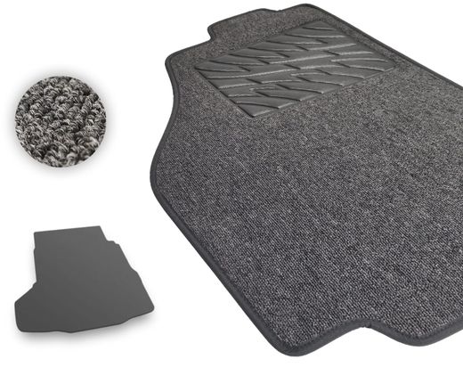 Текстильные коврики Pro-Eco Graphite для Jaguar XF (mkII)(седан)(с Technology Package)(багажник) 2015-2024