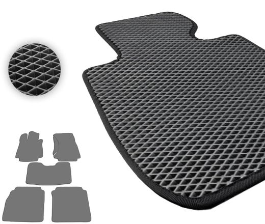 Eva коврики Pro-Eco Black для Mercedes-Benz S-Class (V220)(long)(полный привод) 1998-2005