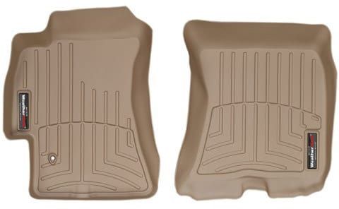 Коврики Weathertech Beige для Subaru Legacy (mkIV) 2003-2009 / Outback (mkIII) 2003-2009 (без сабвуфера под водителем)(1 ряд)