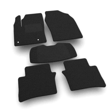 Двухслойные коврики Sotra Premium Graphite для Toyota CH-R (mkI)(электро) 2016-2023