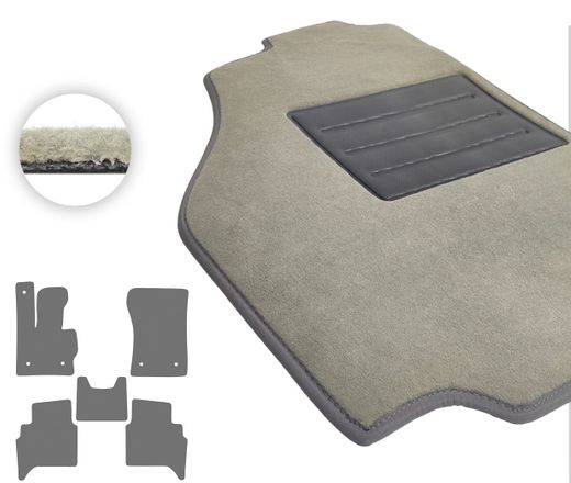 Текстильные коврики Pro-Eco Beige для Mercedes-Benz G-Class (W463)(mkII) 2018→