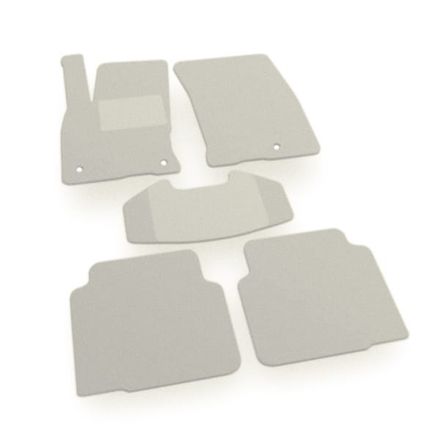 Двухслойные коврики Sotra Premium White для Lincoln Corsair (mkI)(не PHEV) 2019→