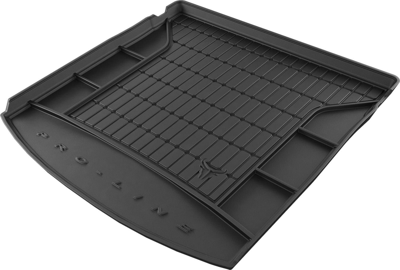 Резиновый коврик в багажник Frogum Pro-Line для Seat Leon (mkIII) 2012-2020 (универсал)(верхний уровень)(багажник) - Фото 3