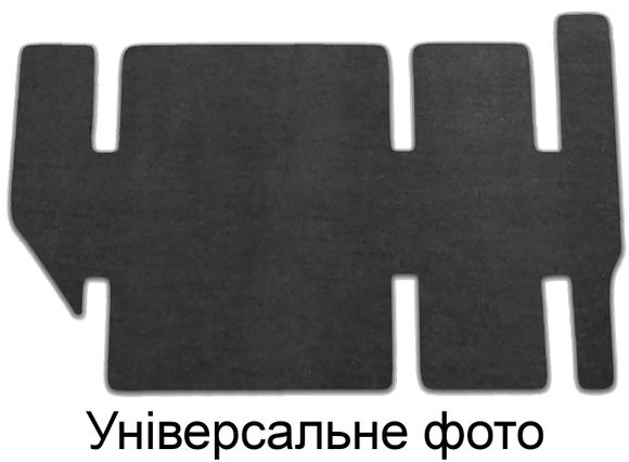 Двухслойные коврики Sotra Classic Grey для Renault Trafic (mkIII) 2014→; Opel Vivaro (mkIII) 2014-2019; Fiat Talento (mkI) 2016-2020; Nissan NV300 (mkI) / Primastar (mkII)(3 ряд) 2016→