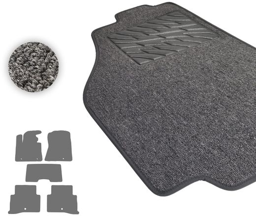 Текстильные коврики Pro-Eco Graphite для Kia Sportage (mkIV) 2015-2021 (USA)